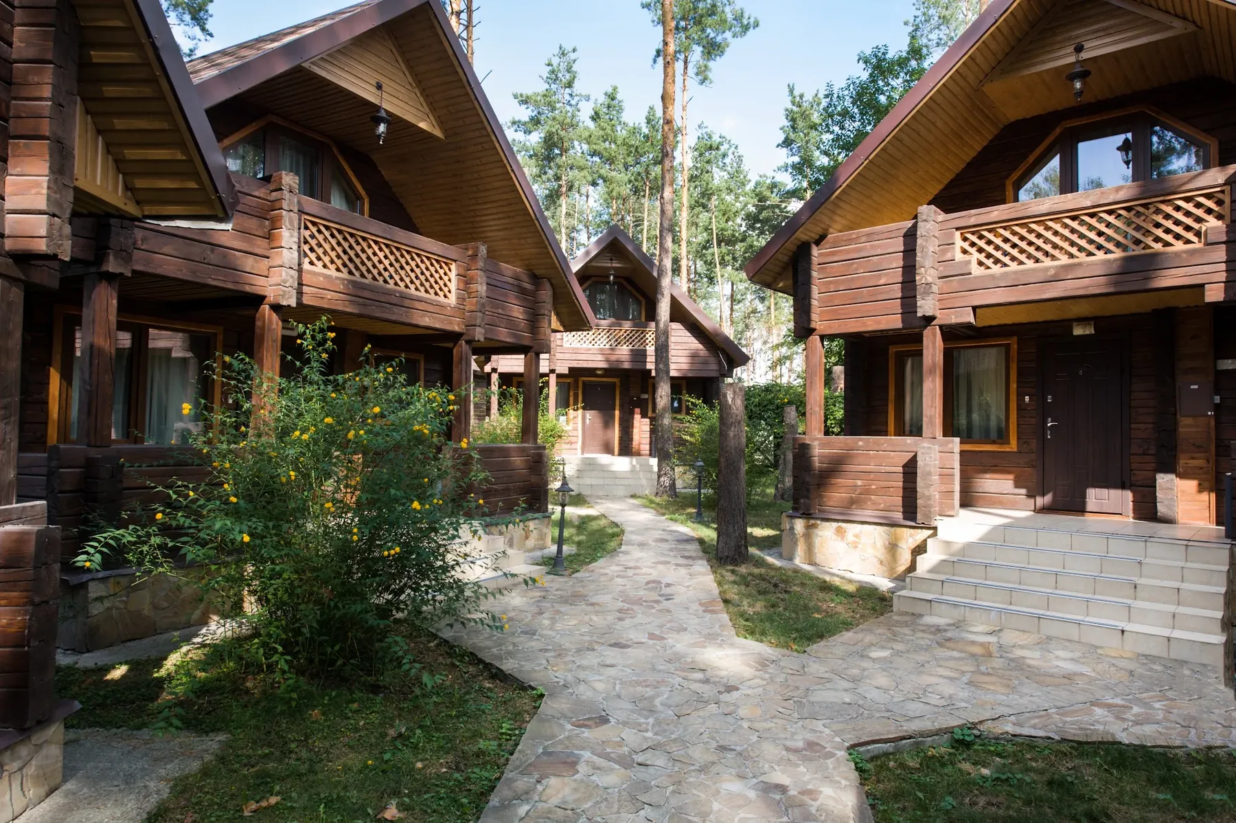 The Villa Vita cottage village among the pines