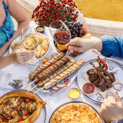 The Grand Table set menu at Villa Vita