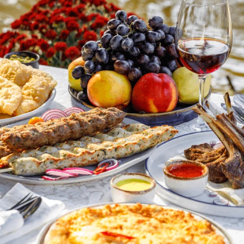The Warm Circle set menu at Villa Vita